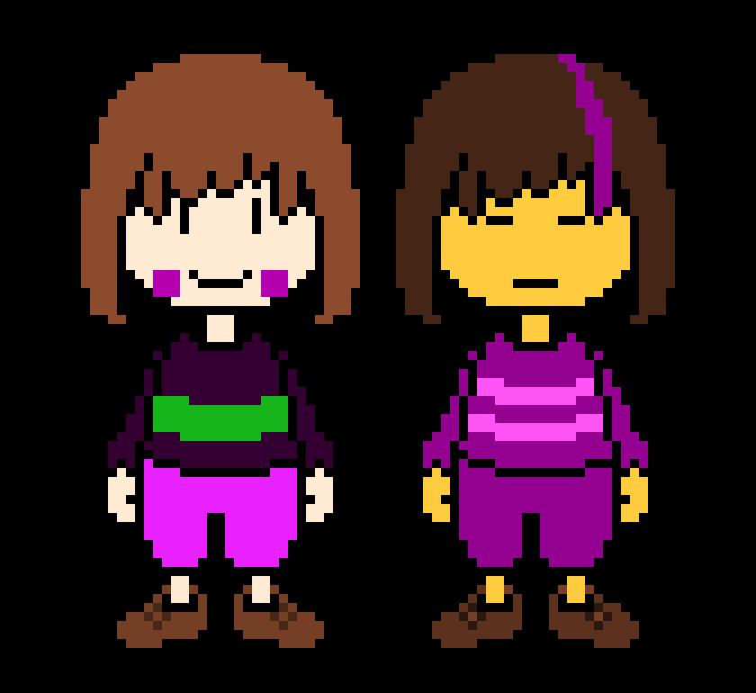 Void! Chara and Frisk