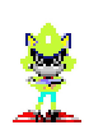 [d3f2ea] Metal Sonic gamer Sprite