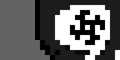 [2fbf6b] -chara notices a dark figure next to a pillar, behind error-