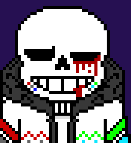 [0ae1f1] GAH *coughs up blood and stabs the blaster with a bone*