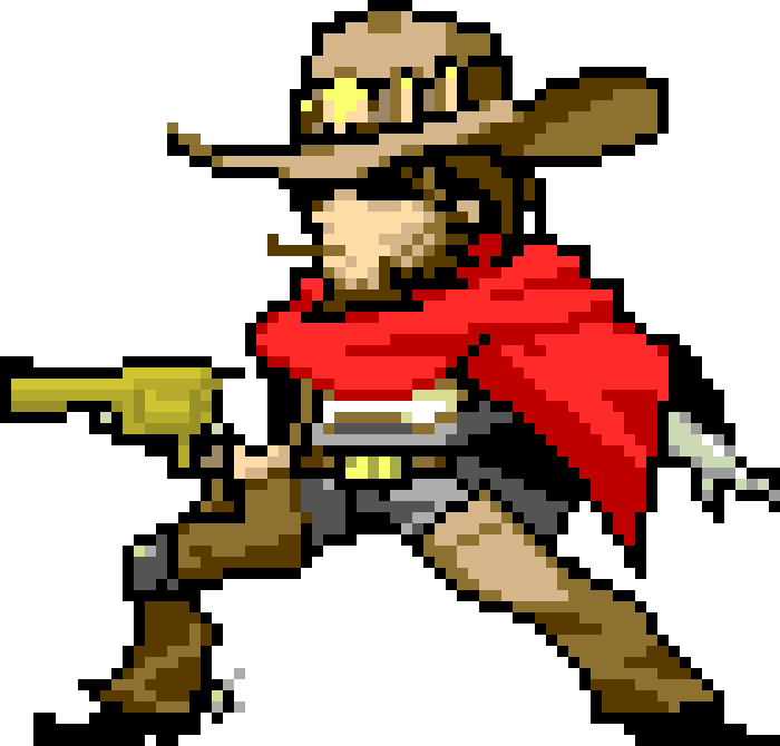 [9664c4] Overwatch McCree Pixel Spray