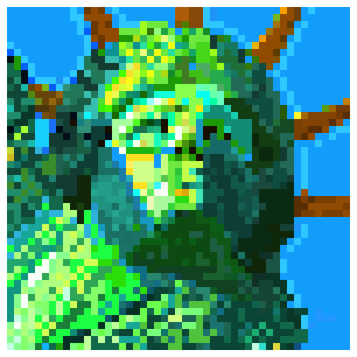 [327181] Pixel art Statue of Liberty