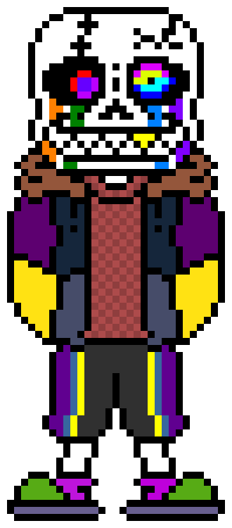 [d6b045] Au Sans: I'll help ya *Tps the other Terrors and Jacobs to there universe*