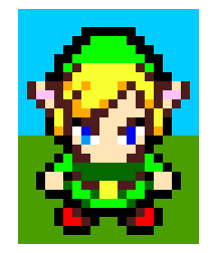 [6fbb46] Pixel Art: Link