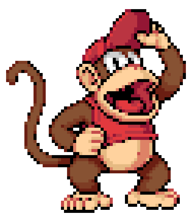 Diddy kong pixel