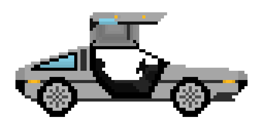 [9664c4] DMC-12 DeLorean (Doors Open)