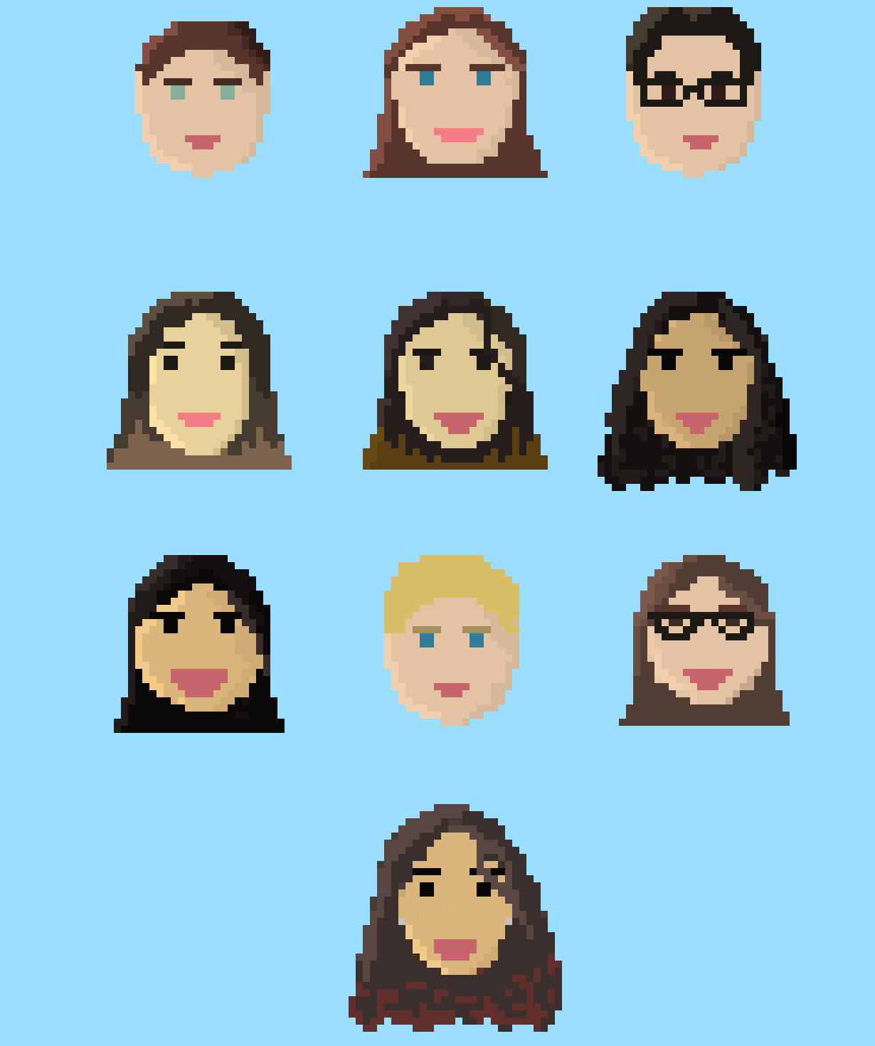 [3a1421] 8 bit video game characters