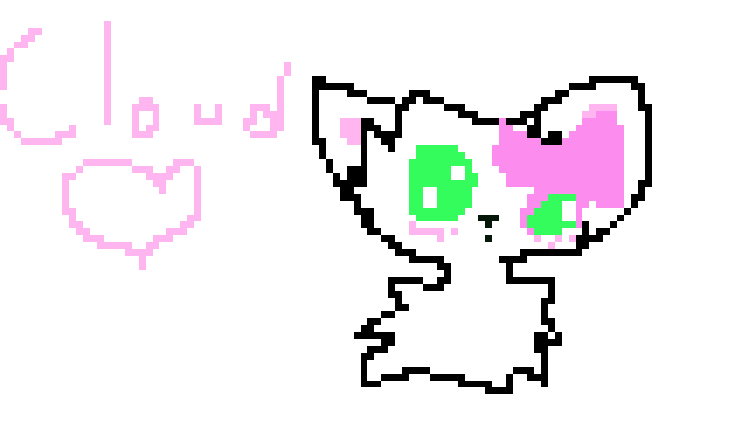 [9664c4] Pixelated Cloud