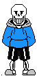 [14cf87] Underswap Papyrus Battle Sprite. ( But With Sans Style )