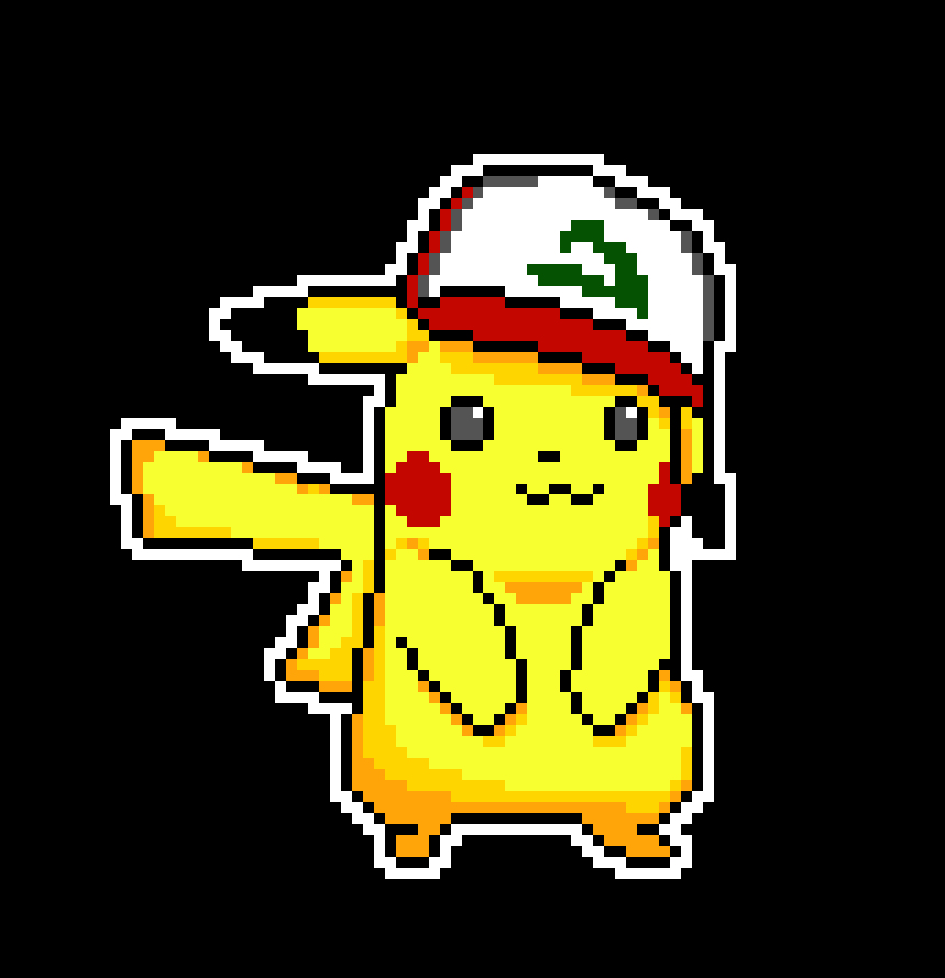 [e0174c] Pixel Pikachu