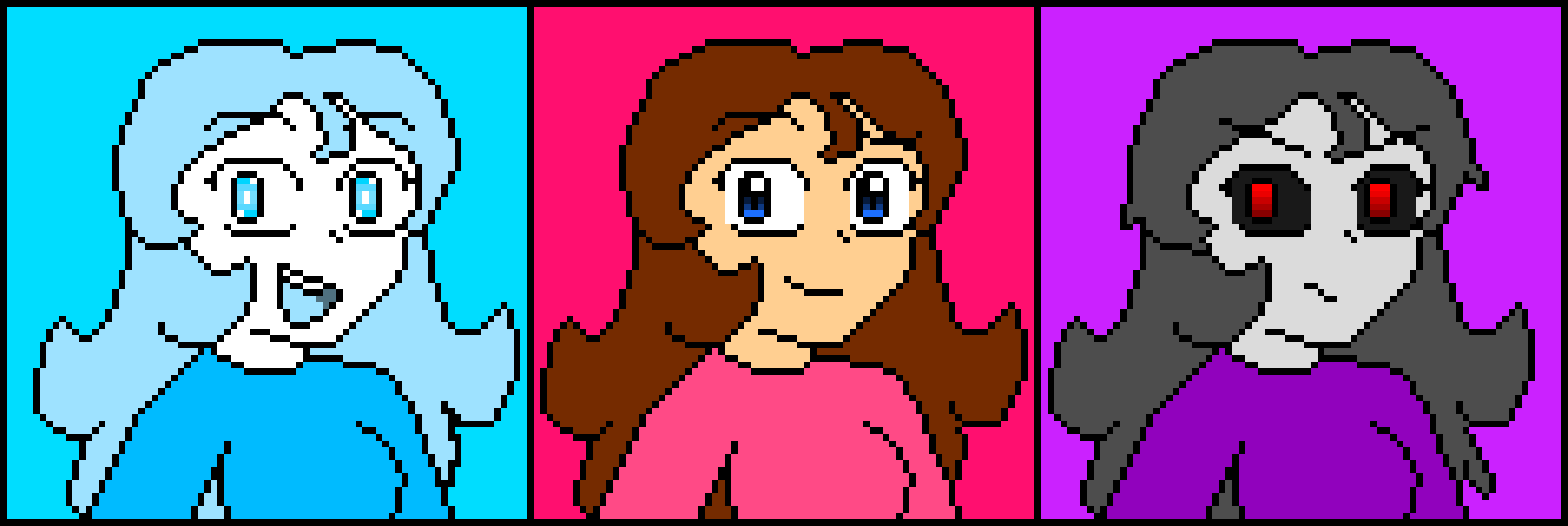 [838cb8] The Pixel Heart Warriors (Pixel Art)