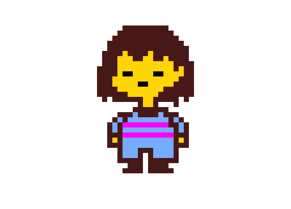 Frisk Sprite Sheet #1