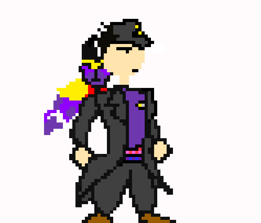 [1e4c97] Jotaro part 3 -electro (welp, did it and this isn't undertale)