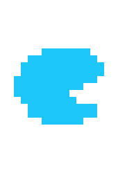 [6ae5b3] Blue Pac-Man - Fresh!Ink sans