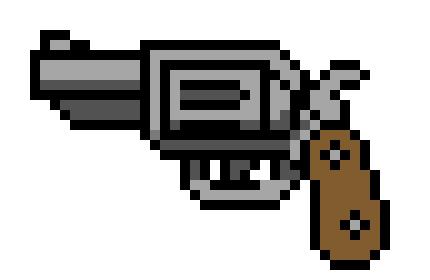Revolver Pixel Art