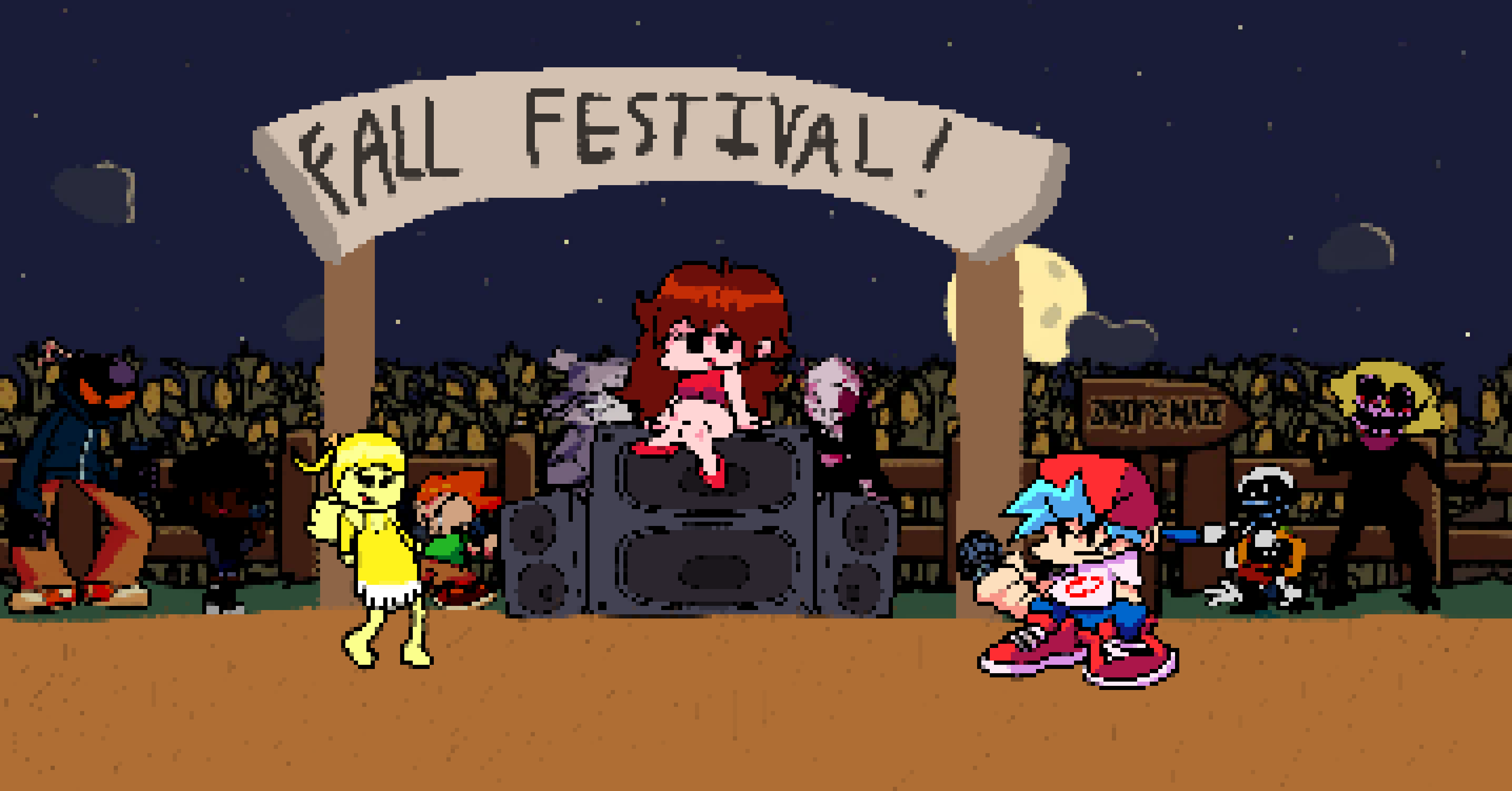 [990543] Belle Fight (FNF) (Pixie Showdown) Songs: Grace, Fairyland, and Triplet Takedown.