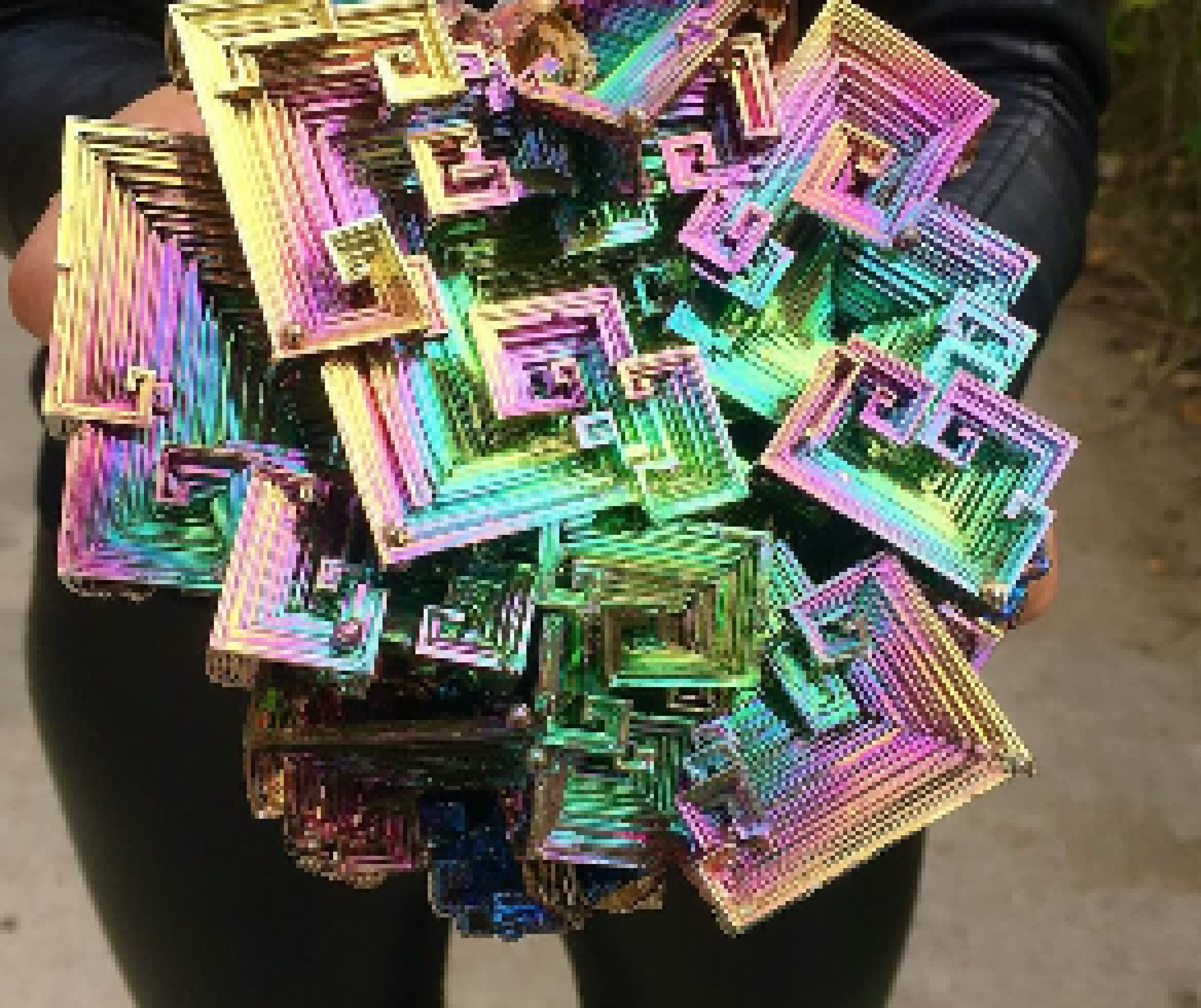 [bce8e5] it's bismuth so the yellow has to be there