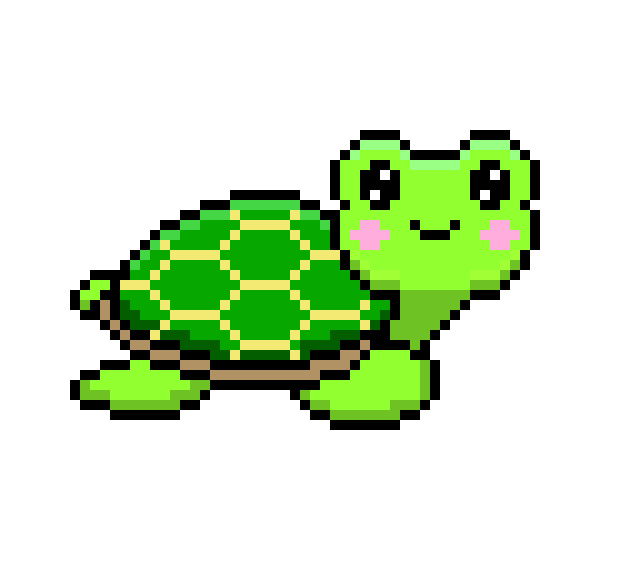[eab3f6] Turtle pixel art