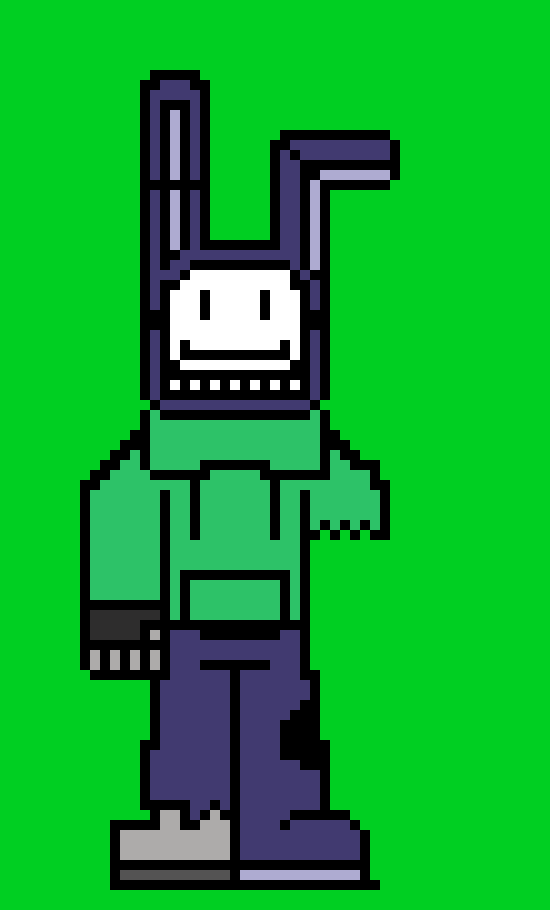[b9de0d] back. also does anybody want me to make them a fnaf sprite. - Dream bonnie