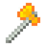 [9664c4] Orange minecraft Axe