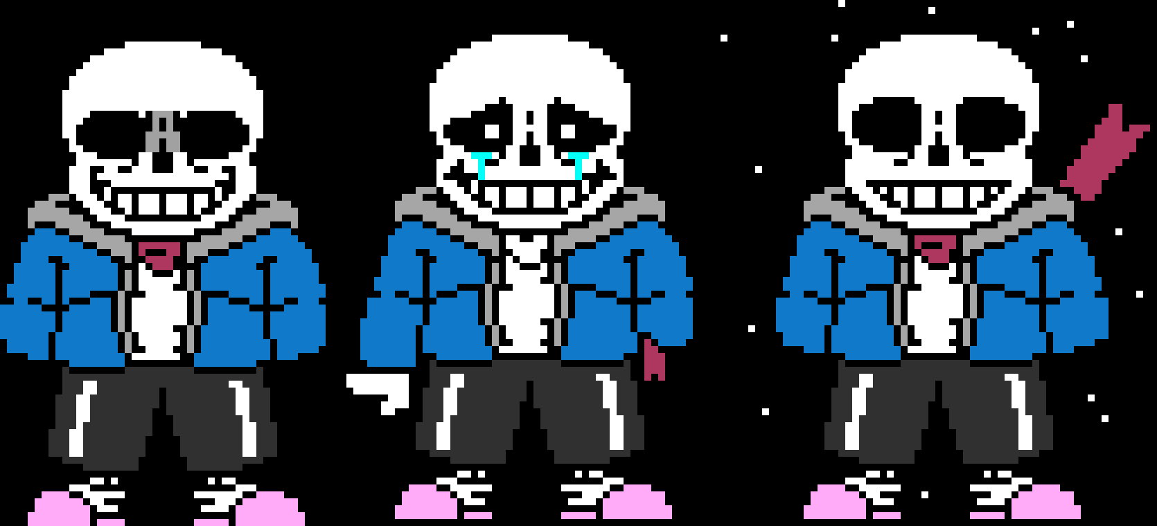 [2f1d70] my tears in the rain au's (undertale: snowfall, undertale: the rain is nice, and undertale: drowning)