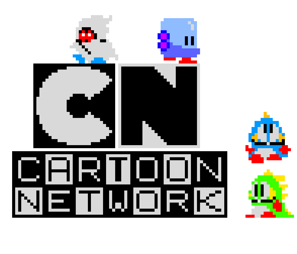 [e47b97] Cartoon Network + Bubble bobble characters