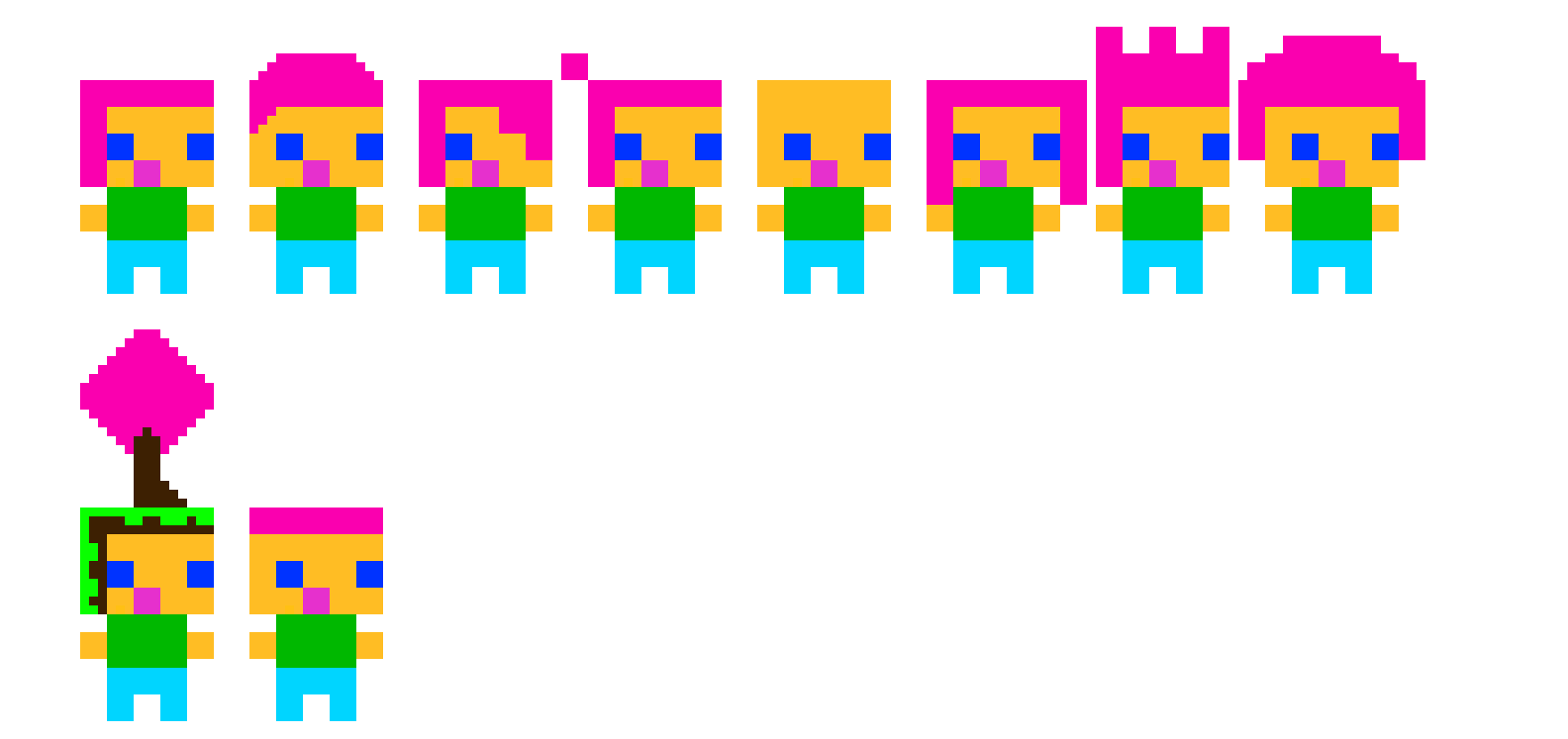 [9664c4] Male pink hair