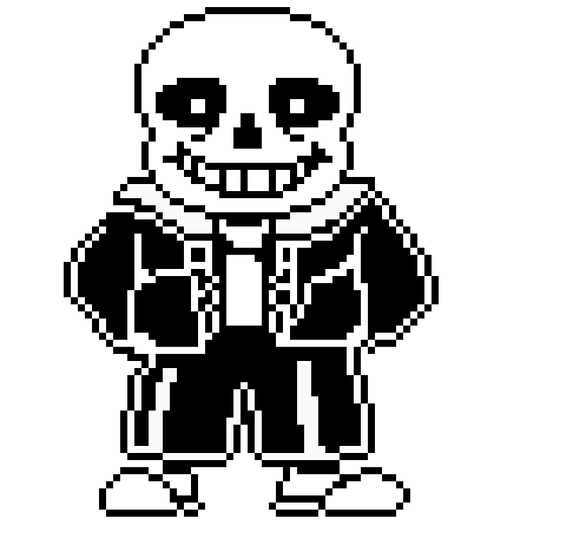 [d082ec] Sans Sprite (not mine i just fixed it credit to whoever made this if u use my fixed sprite u don't have to ask or credit me) (Title fix)