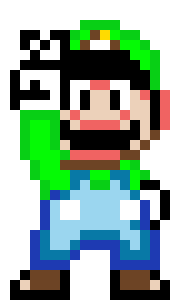 [de2f8a] SMW Luigi Victory Pose