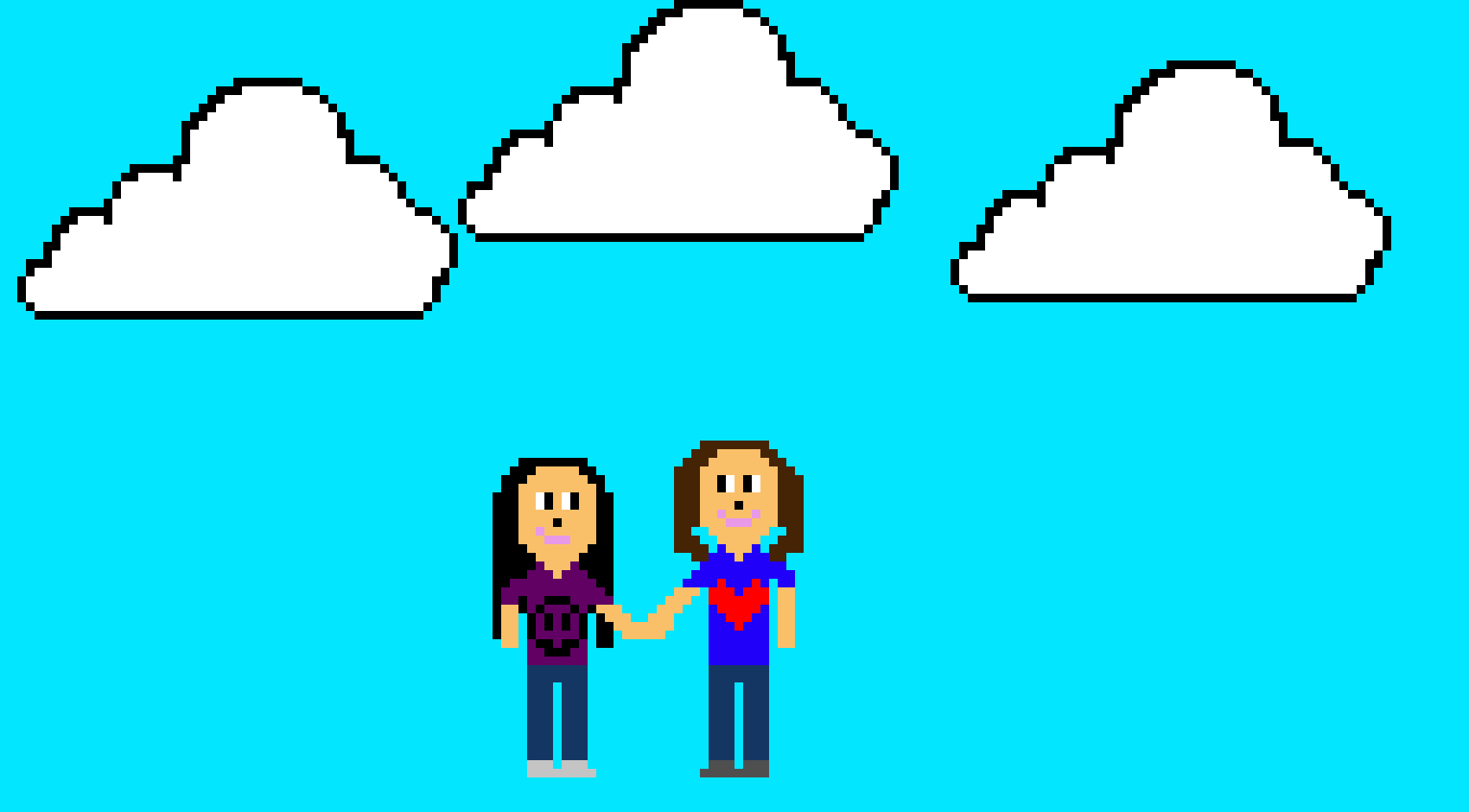 [9364aa] Mom and Daughter Holding Hands