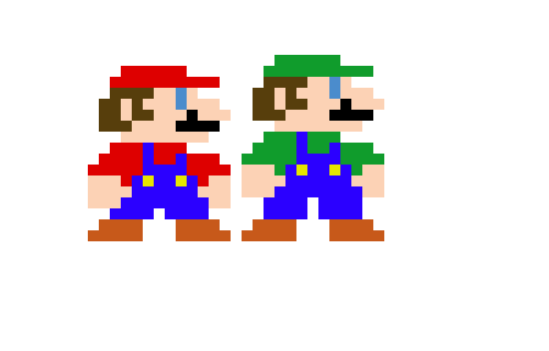 [30c537] Mario and Luigi Sprite