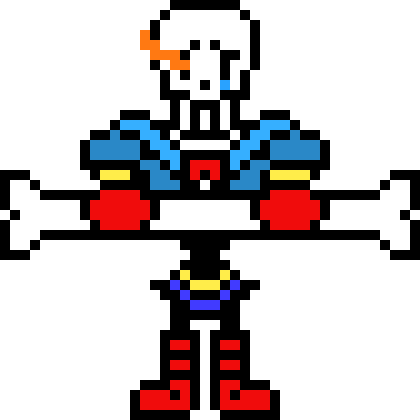 Disbelief Papyrus blocked sprite