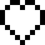 [f05a4b] white heart