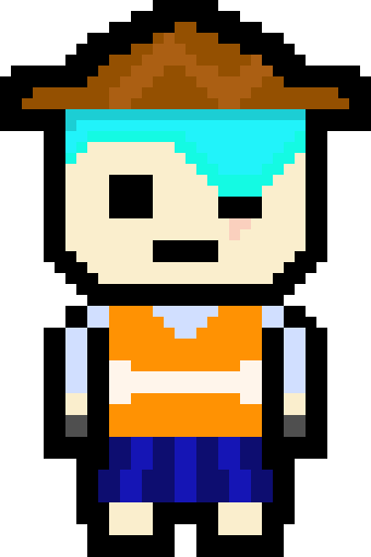 [86a47a] danganronpa pixel sprite base big - Eino Obata