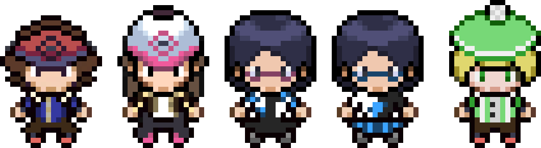 [c29e51] Legends Unova main characters and rivals FINAL