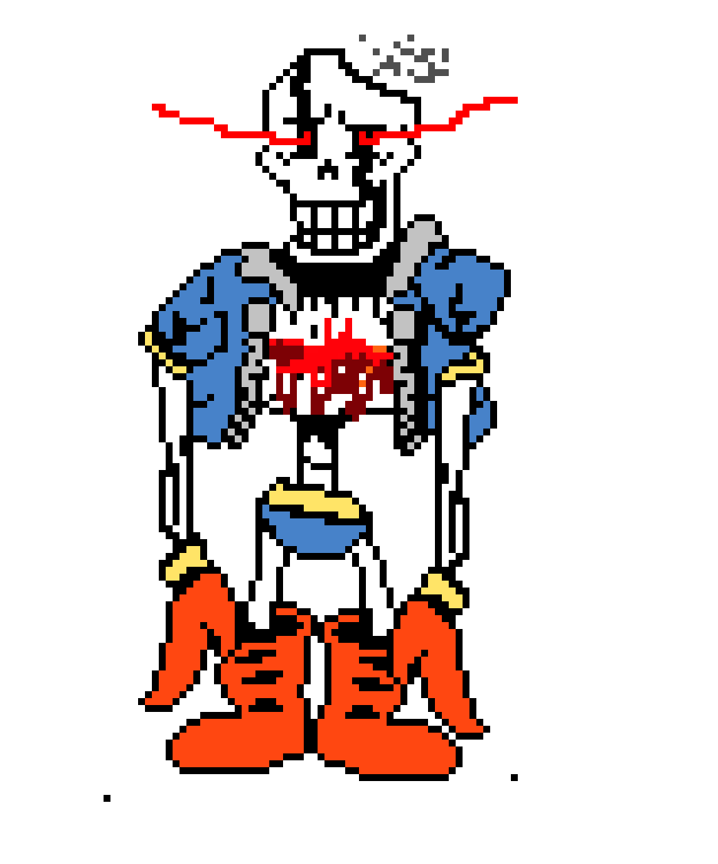 [e4f013] Disbelief Papyrus Phase 100 Battle Sprite.