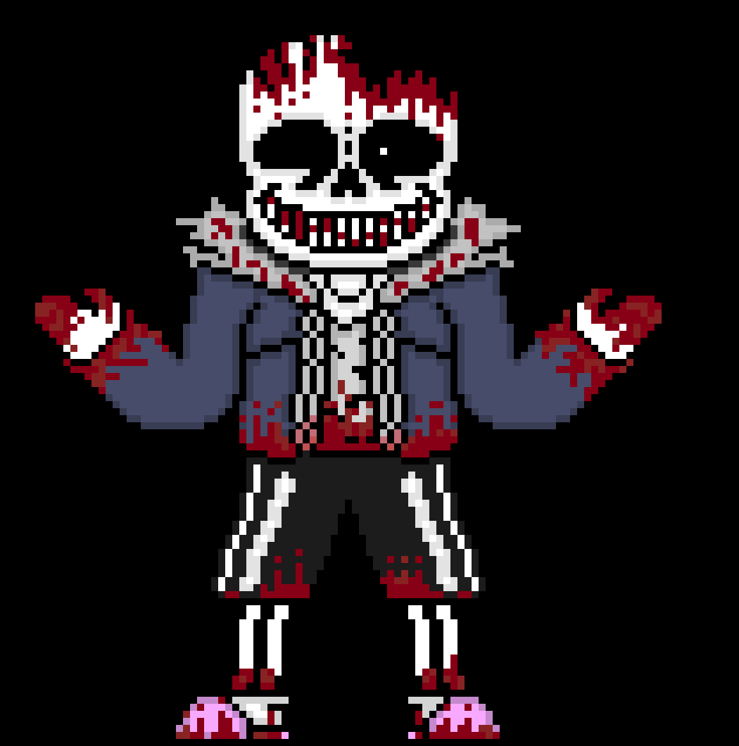 [e8cb42] ayy i havent seen a good FellHorror sprite in ages