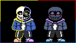 [c7e41b] Undertale Hardmode: Even Harder vs Godmode Sans-hhs