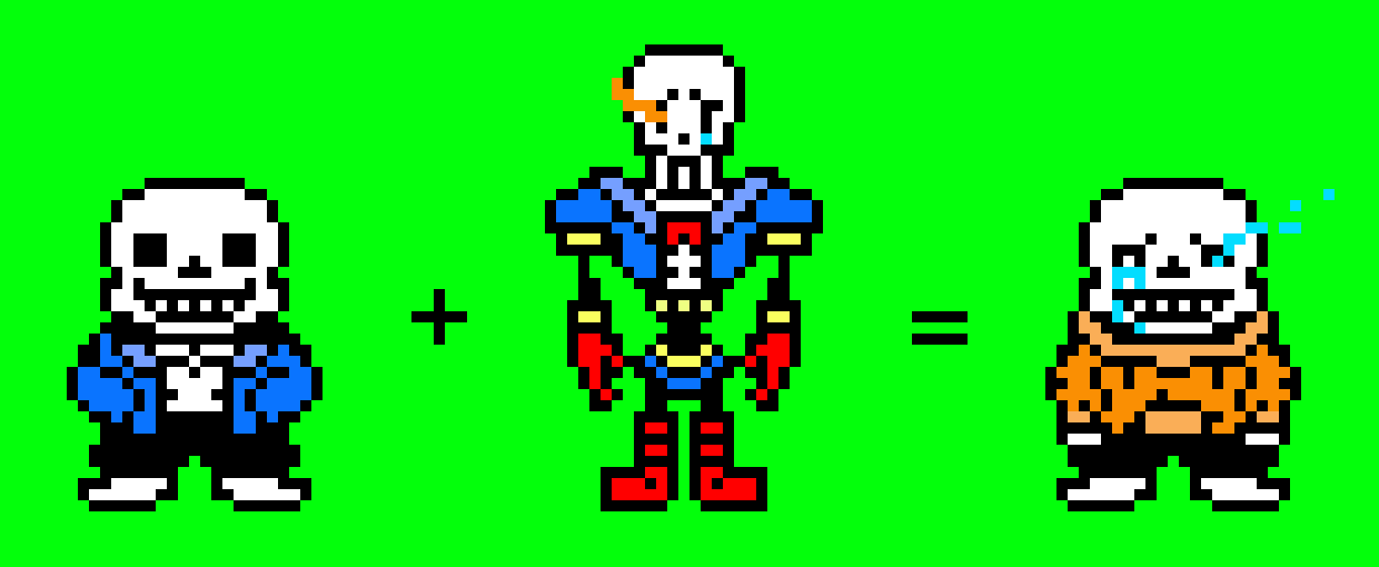 Sans + Disbelief Pap = Distrust Sans!
