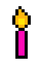 [9664c4] pixel candle