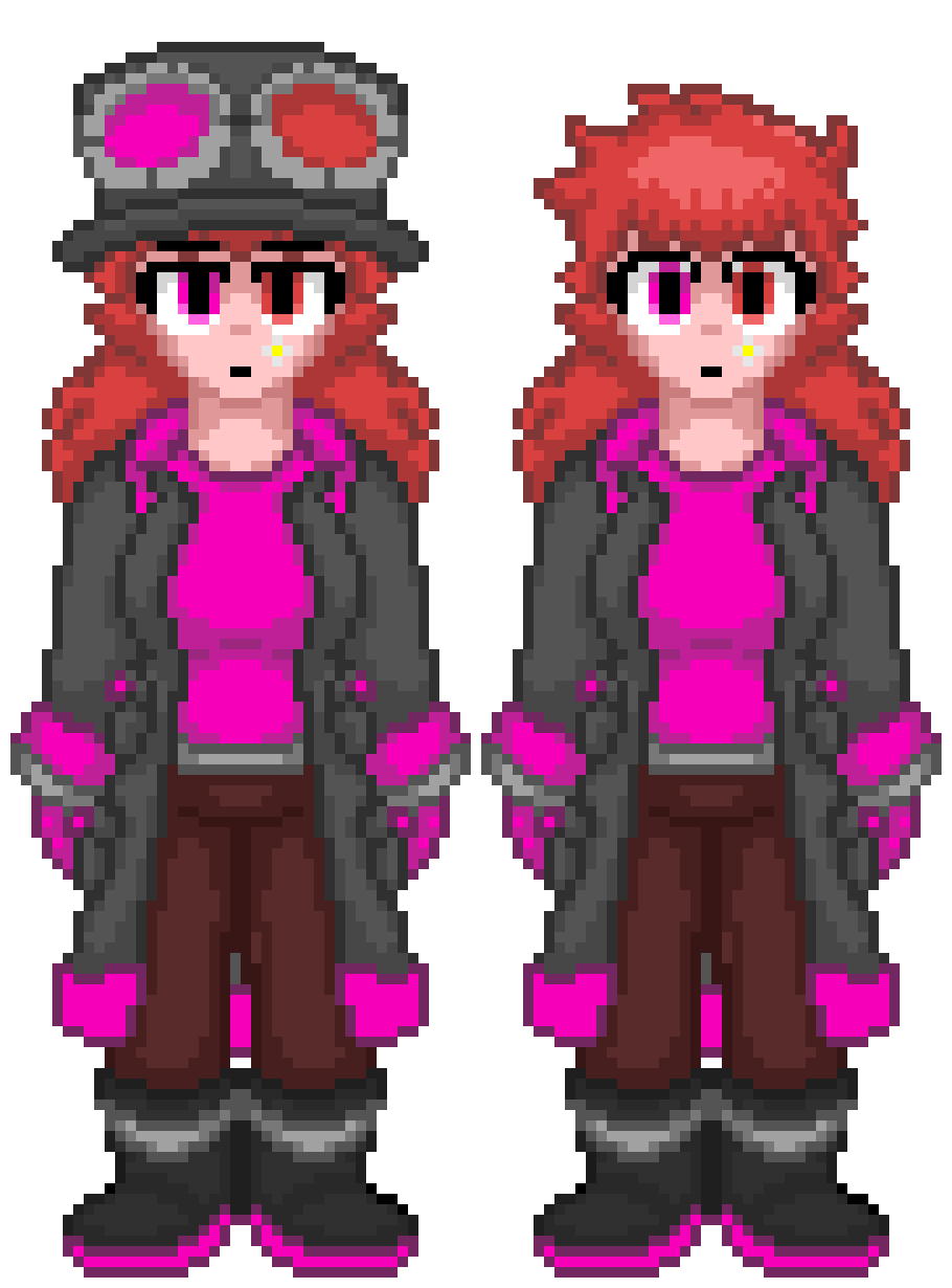The Rosslyn (literally just with and without hat)