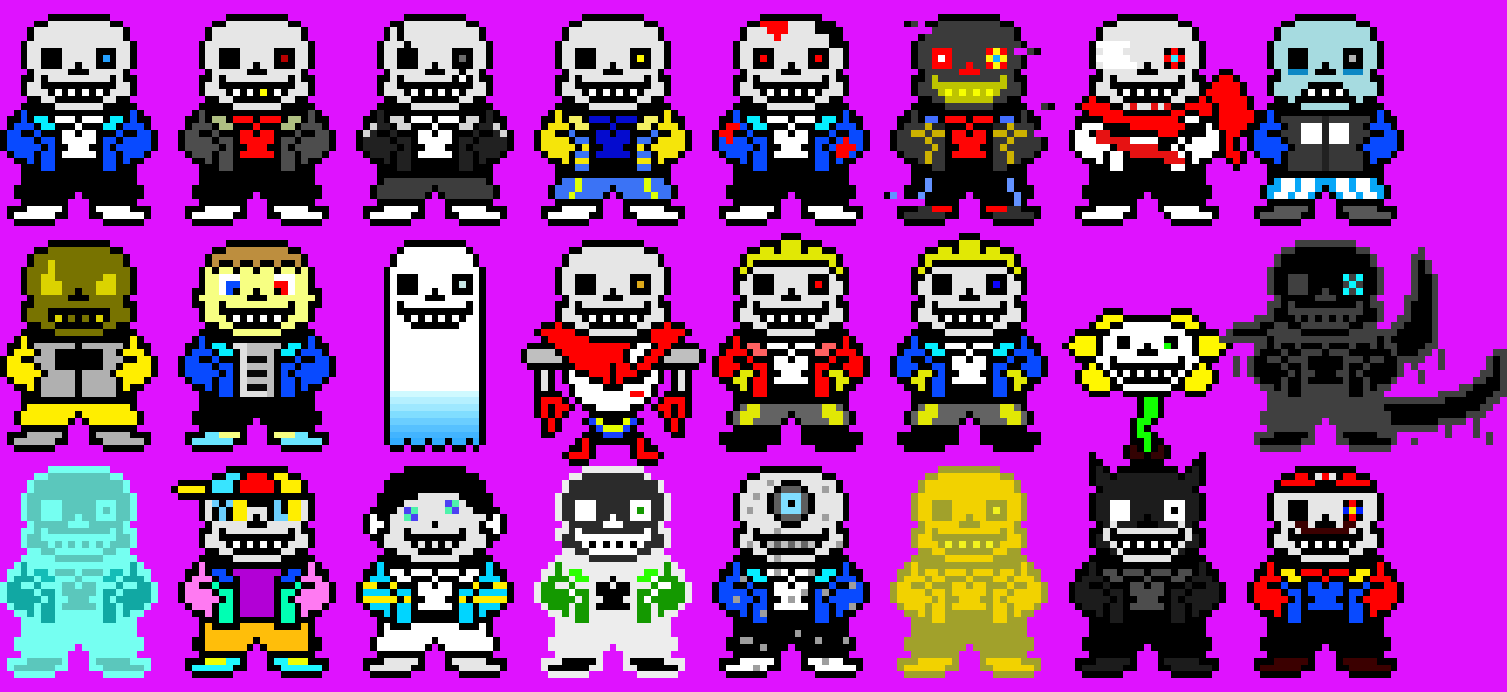 [9664c4] The Many AUs Of Sans