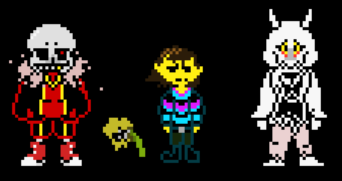 Underfell Canon sprites: part one