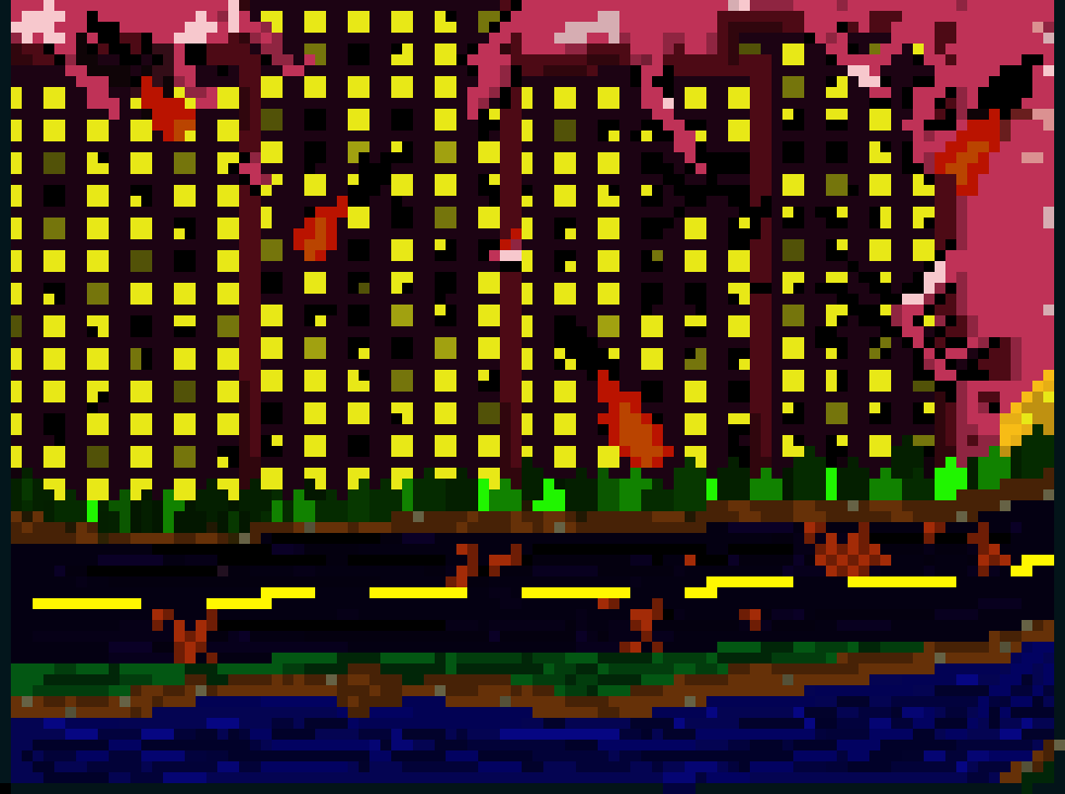 [fd1469] DVG 480 x 360 Canvas  city 13