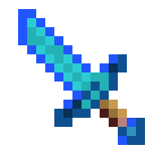 [217848] minecraft diamond sword