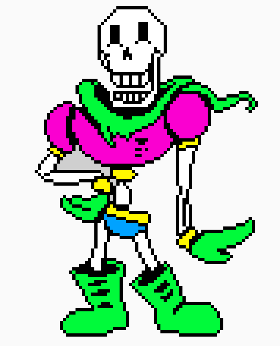 [d90d0f] Undertale Papyrus sprite