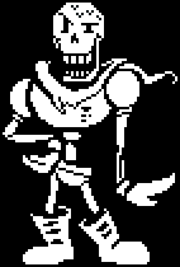 [78615c] Undertale Papyrus Battle sprite