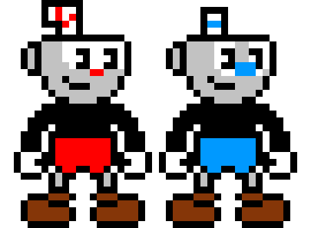 Cuphead and mugman