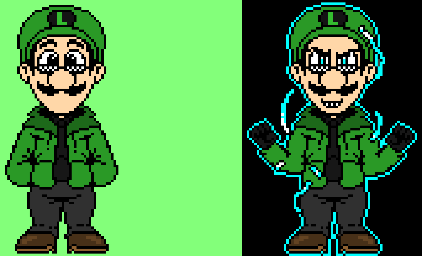 Swaptoad Luigi. (Modern Version)