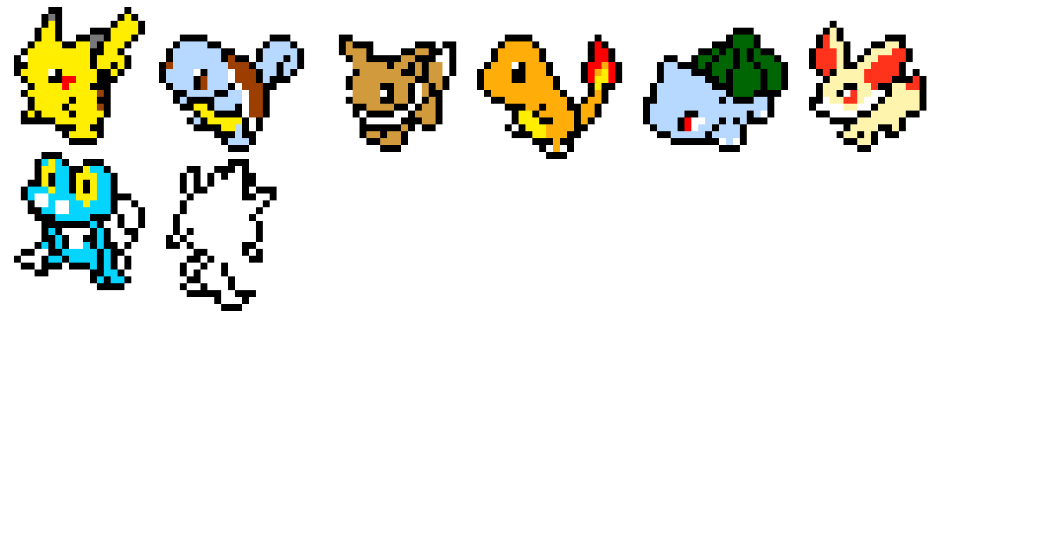 Pokemon Pixel Art